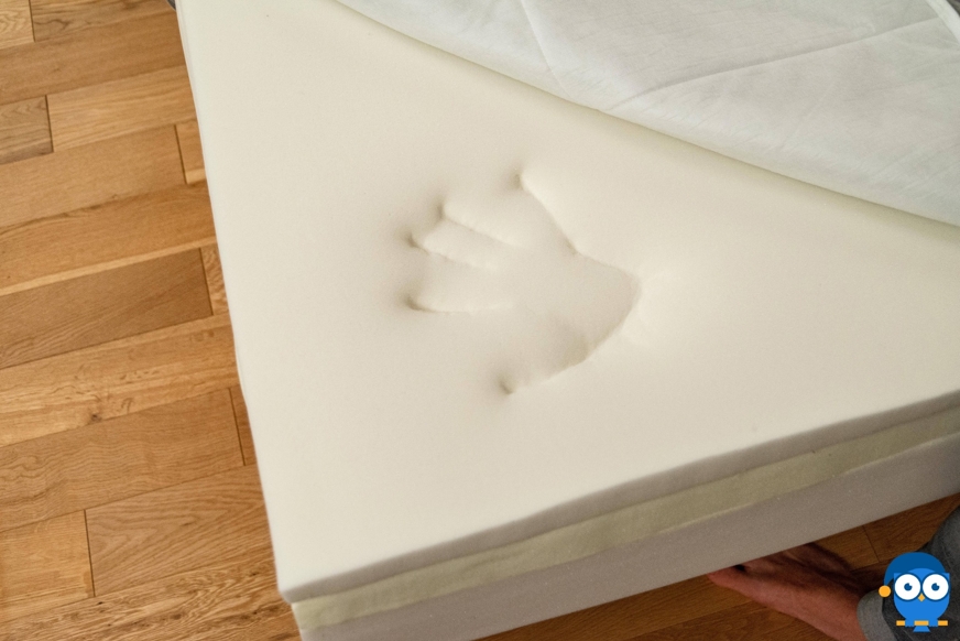 memory foam imprint